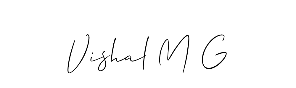 Once you've used our free online signature maker to create your best signature Allison_Script style, it's time to enjoy all of the benefits that Vishal M G name signing documents. Vishal M G signature style 2 images and pictures png