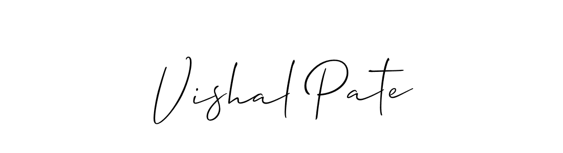 Check out images of Autograph of Vishal Pate name. Actor Vishal Pate Signature Style. Allison_Script is a professional sign style online. Vishal Pate signature style 2 images and pictures png