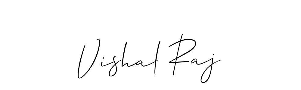 It looks lik you need a new signature style for name Vishal Raj. Design unique handwritten (Allison_Script) signature with our free signature maker in just a few clicks. Vishal Raj signature style 2 images and pictures png