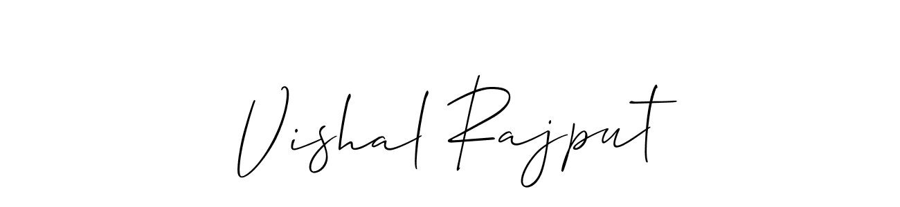 Similarly Allison_Script is the best handwritten signature design. Signature creator online .You can use it as an online autograph creator for name Vishal Rajput. Vishal Rajput signature style 2 images and pictures png