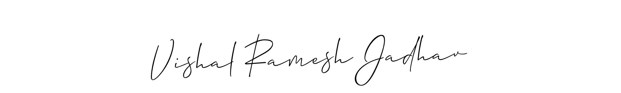 Check out images of Autograph of Vishal Ramesh Jadhav name. Actor Vishal Ramesh Jadhav Signature Style. Allison_Script is a professional sign style online. Vishal Ramesh Jadhav signature style 2 images and pictures png