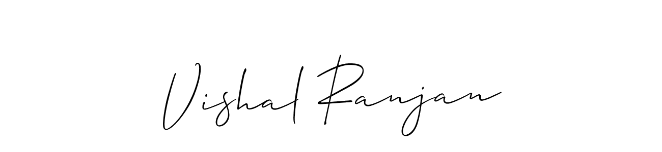 How to Draw Vishal Ranjan signature style? Allison_Script is a latest design signature styles for name Vishal Ranjan. Vishal Ranjan signature style 2 images and pictures png