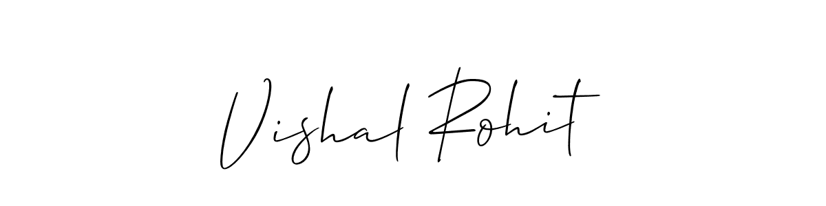 This is the best signature style for the Vishal Rohit name. Also you like these signature font (Allison_Script). Mix name signature. Vishal Rohit signature style 2 images and pictures png