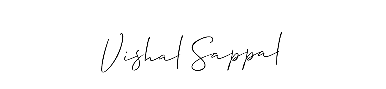 You can use this online signature creator to create a handwritten signature for the name Vishal Sappal. This is the best online autograph maker. Vishal Sappal signature style 2 images and pictures png