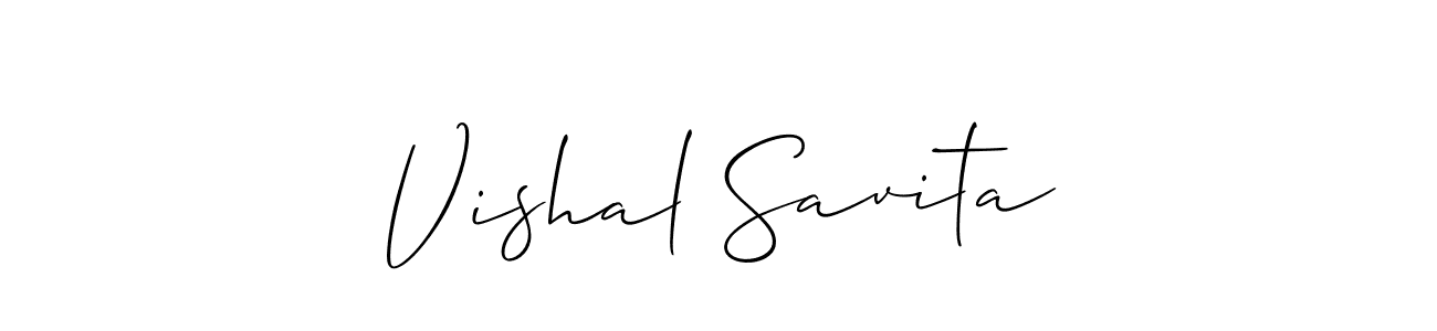 Once you've used our free online signature maker to create your best signature Allison_Script style, it's time to enjoy all of the benefits that Vishal Savita name signing documents. Vishal Savita signature style 2 images and pictures png