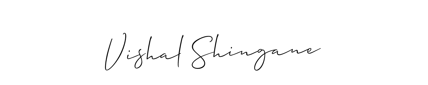 Similarly Allison_Script is the best handwritten signature design. Signature creator online .You can use it as an online autograph creator for name Vishal Shingane. Vishal Shingane signature style 2 images and pictures png