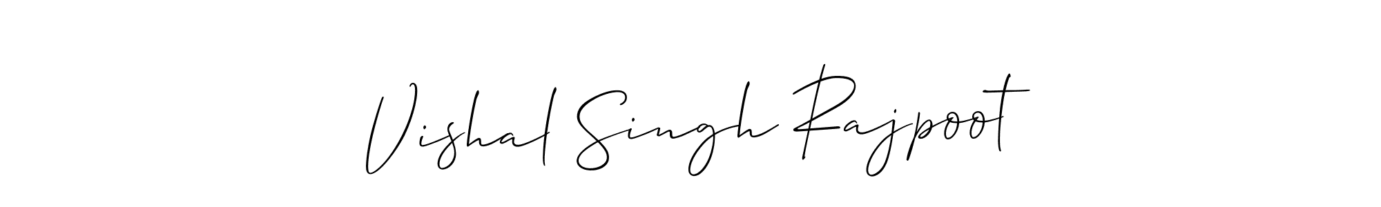 Vishal Singh Rajpoot stylish signature style. Best Handwritten Sign (Allison_Script) for my name. Handwritten Signature Collection Ideas for my name Vishal Singh Rajpoot. Vishal Singh Rajpoot signature style 2 images and pictures png