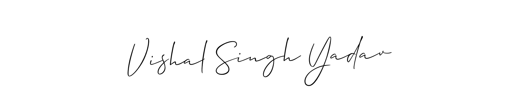 Make a beautiful signature design for name Vishal Singh Yadav. Use this online signature maker to create a handwritten signature for free. Vishal Singh Yadav signature style 2 images and pictures png