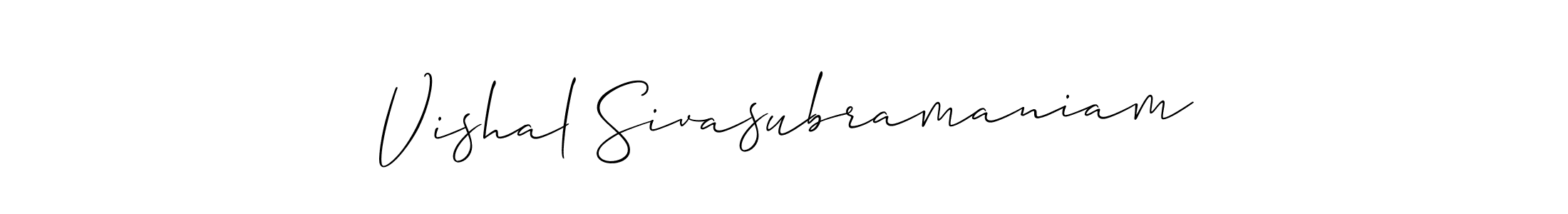 You can use this online signature creator to create a handwritten signature for the name Vishal Sivasubramaniam. This is the best online autograph maker. Vishal Sivasubramaniam signature style 2 images and pictures png