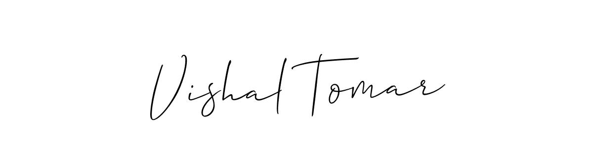Make a beautiful signature design for name Vishal Tomar. Use this online signature maker to create a handwritten signature for free. Vishal Tomar signature style 2 images and pictures png