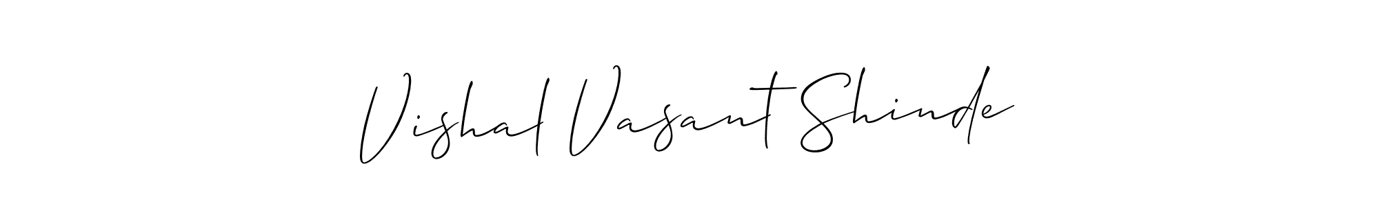 Make a beautiful signature design for name Vishal Vasant Shinde. Use this online signature maker to create a handwritten signature for free. Vishal Vasant Shinde signature style 2 images and pictures png