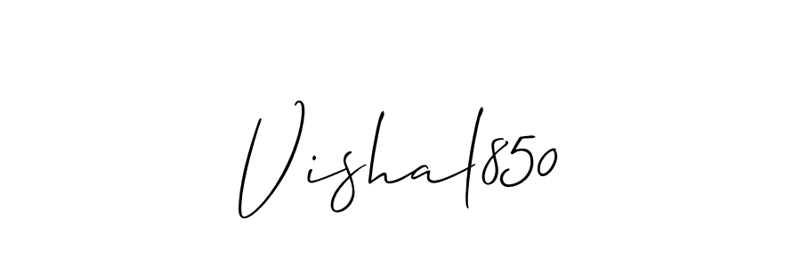 Create a beautiful signature design for name Vishal850. With this signature (Allison_Script) fonts, you can make a handwritten signature for free. Vishal850 signature style 2 images and pictures png