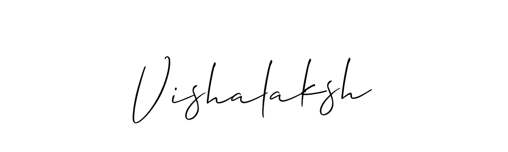 You should practise on your own different ways (Allison_Script) to write your name (Vishalaksh) in signature. don't let someone else do it for you. Vishalaksh signature style 2 images and pictures png