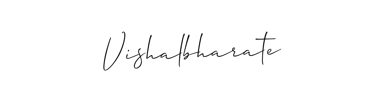 The best way (Allison_Script) to make a short signature is to pick only two or three words in your name. The name Vishalbharate include a total of six letters. For converting this name. Vishalbharate signature style 2 images and pictures png