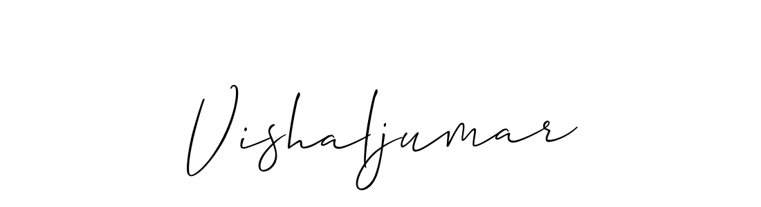 It looks lik you need a new signature style for name Vishaljumar. Design unique handwritten (Allison_Script) signature with our free signature maker in just a few clicks. Vishaljumar signature style 2 images and pictures png