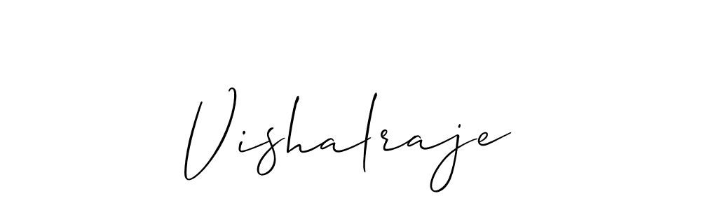 Vishalraje stylish signature style. Best Handwritten Sign (Allison_Script) for my name. Handwritten Signature Collection Ideas for my name Vishalraje. Vishalraje signature style 2 images and pictures png