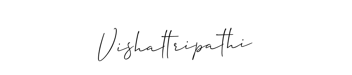 Make a beautiful signature design for name Vishaltripathi. With this signature (Allison_Script) style, you can create a handwritten signature for free. Vishaltripathi signature style 2 images and pictures png