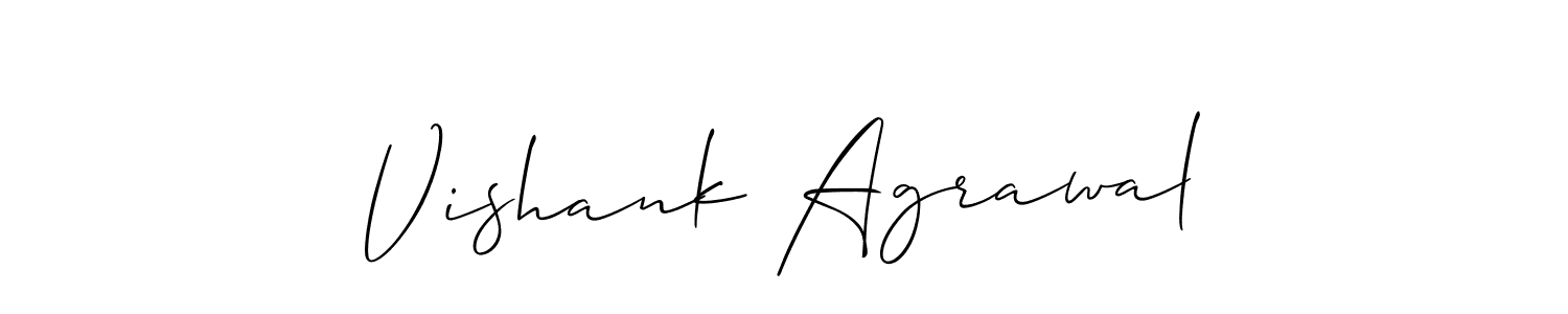 You can use this online signature creator to create a handwritten signature for the name Vishank Agrawal. This is the best online autograph maker. Vishank Agrawal signature style 2 images and pictures png