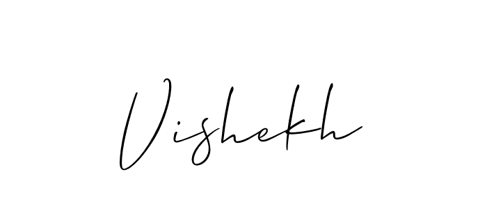 Similarly Allison_Script is the best handwritten signature design. Signature creator online .You can use it as an online autograph creator for name Vishekh. Vishekh signature style 2 images and pictures png