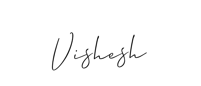 Also You can easily find your signature by using the search form. We will create Vishesh name handwritten signature images for you free of cost using Allison_Script sign style. Vishesh signature style 2 images and pictures png