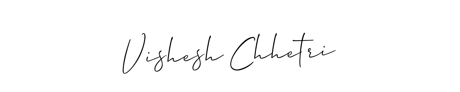 Best and Professional Signature Style for Vishesh Chhetri. Allison_Script Best Signature Style Collection. Vishesh Chhetri signature style 2 images and pictures png