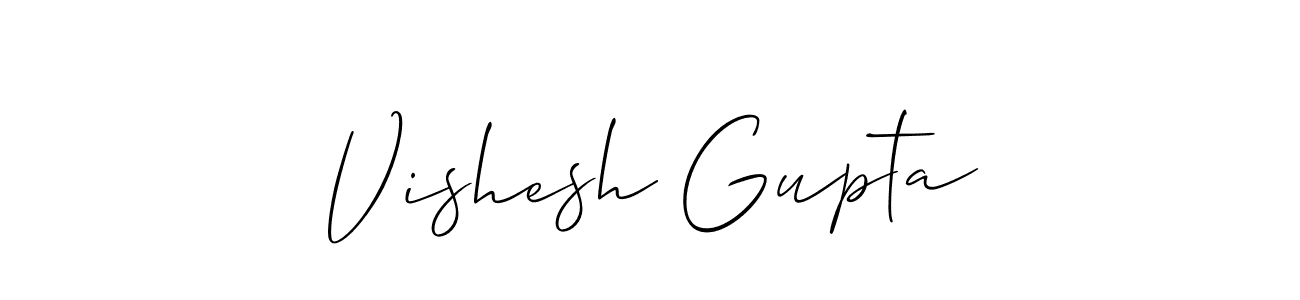 if you are searching for the best signature style for your name Vishesh Gupta. so please give up your signature search. here we have designed multiple signature styles  using Allison_Script. Vishesh Gupta signature style 2 images and pictures png