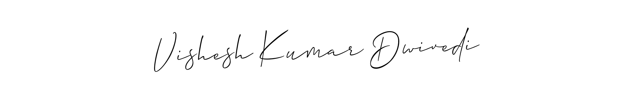 How to Draw Vishesh Kumar Dwivedi signature style? Allison_Script is a latest design signature styles for name Vishesh Kumar Dwivedi. Vishesh Kumar Dwivedi signature style 2 images and pictures png