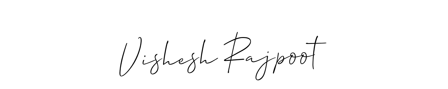 Also You can easily find your signature by using the search form. We will create Vishesh Rajpoot name handwritten signature images for you free of cost using Allison_Script sign style. Vishesh Rajpoot signature style 2 images and pictures png