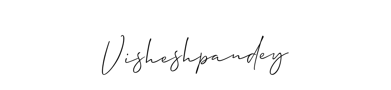 Similarly Allison_Script is the best handwritten signature design. Signature creator online .You can use it as an online autograph creator for name Visheshpandey. Visheshpandey signature style 2 images and pictures png