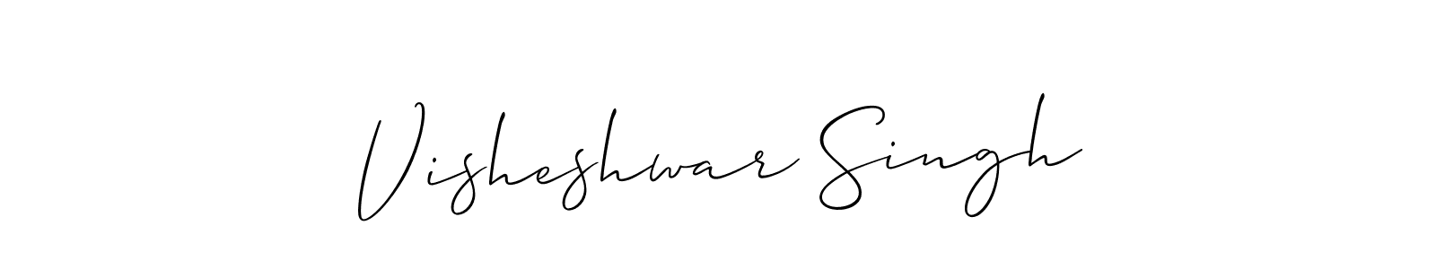 Make a beautiful signature design for name Visheshwar Singh. Use this online signature maker to create a handwritten signature for free. Visheshwar Singh signature style 2 images and pictures png