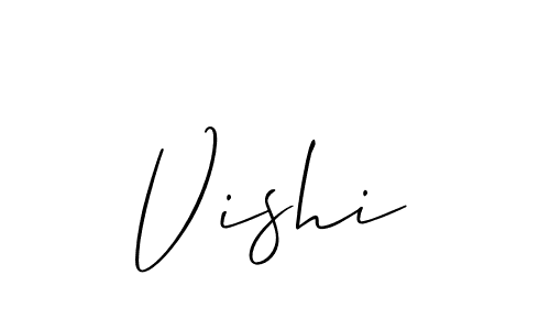 Similarly Allison_Script is the best handwritten signature design. Signature creator online .You can use it as an online autograph creator for name Vishi. Vishi signature style 2 images and pictures png