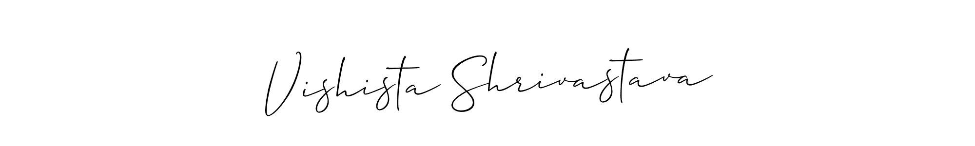 Best and Professional Signature Style for Vishista Shrivastava. Allison_Script Best Signature Style Collection. Vishista Shrivastava signature style 2 images and pictures png