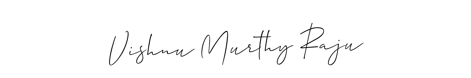 This is the best signature style for the Vishnu Murthy Raju name. Also you like these signature font (Allison_Script). Mix name signature. Vishnu Murthy Raju signature style 2 images and pictures png