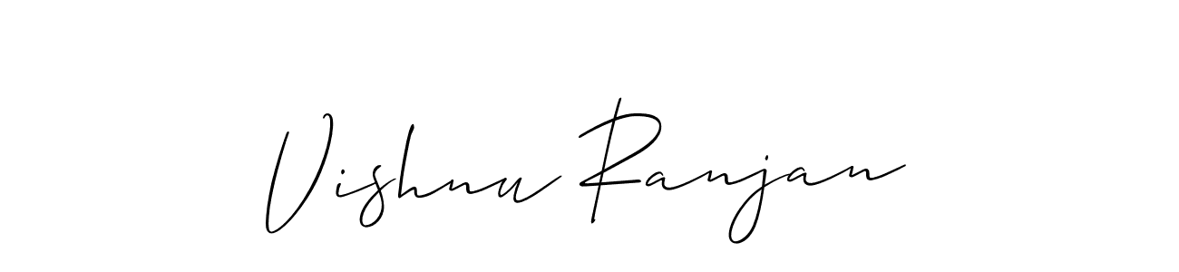 This is the best signature style for the Vishnu Ranjan name. Also you like these signature font (Allison_Script). Mix name signature. Vishnu Ranjan signature style 2 images and pictures png