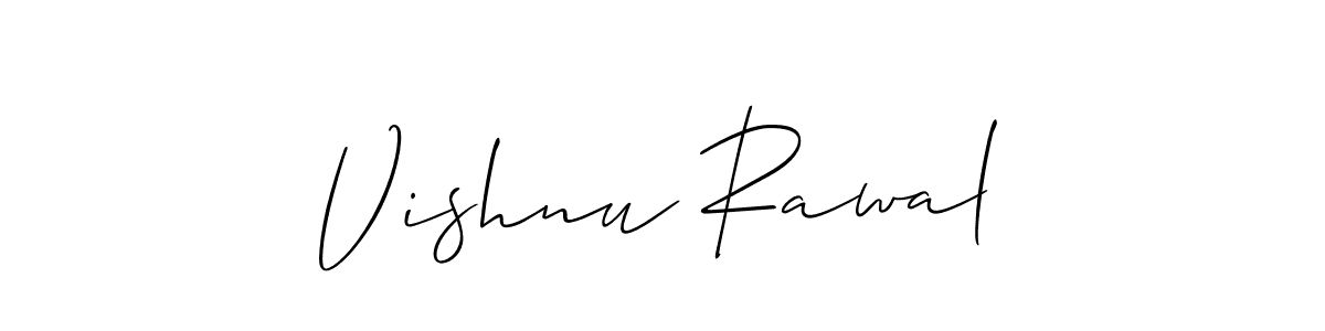 if you are searching for the best signature style for your name Vishnu Rawal. so please give up your signature search. here we have designed multiple signature styles  using Allison_Script. Vishnu Rawal signature style 2 images and pictures png