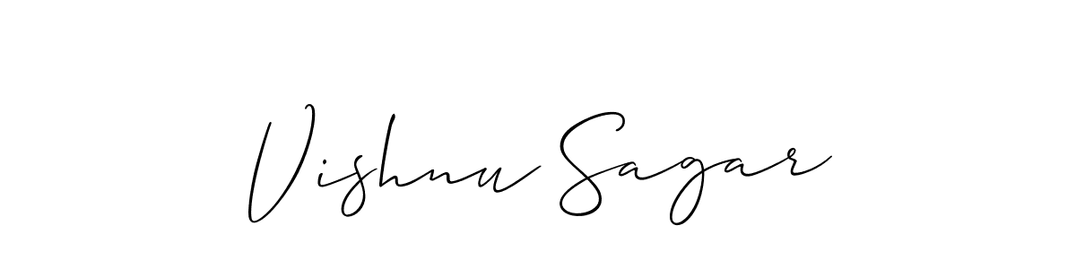 Once you've used our free online signature maker to create your best signature Allison_Script style, it's time to enjoy all of the benefits that Vishnu Sagar name signing documents. Vishnu Sagar signature style 2 images and pictures png