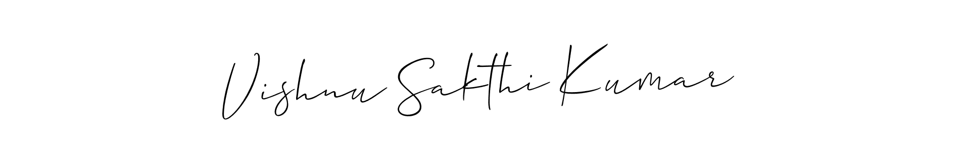Check out images of Autograph of Vishnu Sakthi Kumar name. Actor Vishnu Sakthi Kumar Signature Style. Allison_Script is a professional sign style online. Vishnu Sakthi Kumar signature style 2 images and pictures png