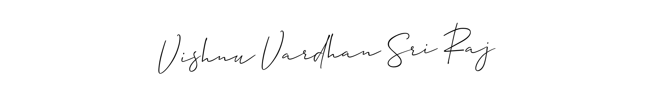 You should practise on your own different ways (Allison_Script) to write your name (Vishnu Vardhan Sri Raj) in signature. don't let someone else do it for you. Vishnu Vardhan Sri Raj signature style 2 images and pictures png