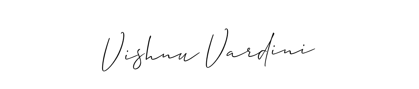 You can use this online signature creator to create a handwritten signature for the name Vishnu Vardini. This is the best online autograph maker. Vishnu Vardini signature style 2 images and pictures png