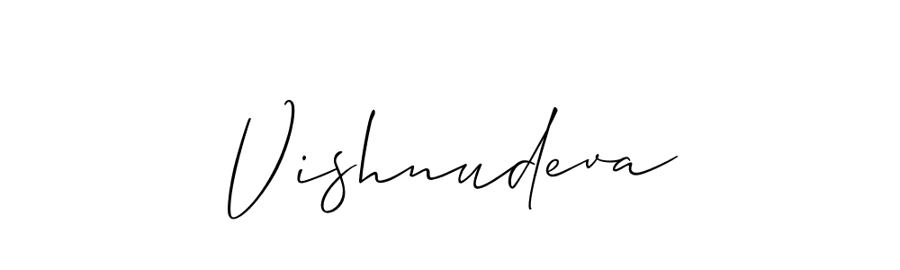 Also You can easily find your signature by using the search form. We will create Vishnudeva name handwritten signature images for you free of cost using Allison_Script sign style. Vishnudeva signature style 2 images and pictures png