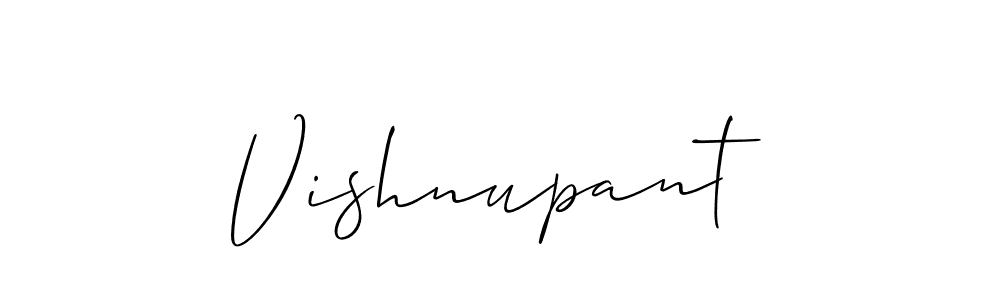 Also You can easily find your signature by using the search form. We will create Vishnupant name handwritten signature images for you free of cost using Allison_Script sign style. Vishnupant signature style 2 images and pictures png