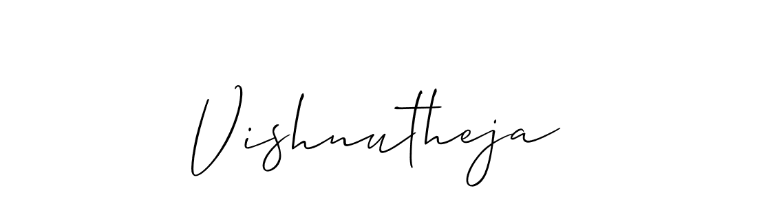 Make a beautiful signature design for name Vishnutheja. Use this online signature maker to create a handwritten signature for free. Vishnutheja signature style 2 images and pictures png