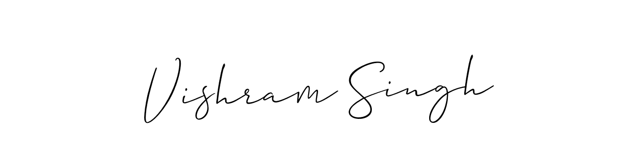 Also You can easily find your signature by using the search form. We will create Vishram Singh name handwritten signature images for you free of cost using Allison_Script sign style. Vishram Singh signature style 2 images and pictures png