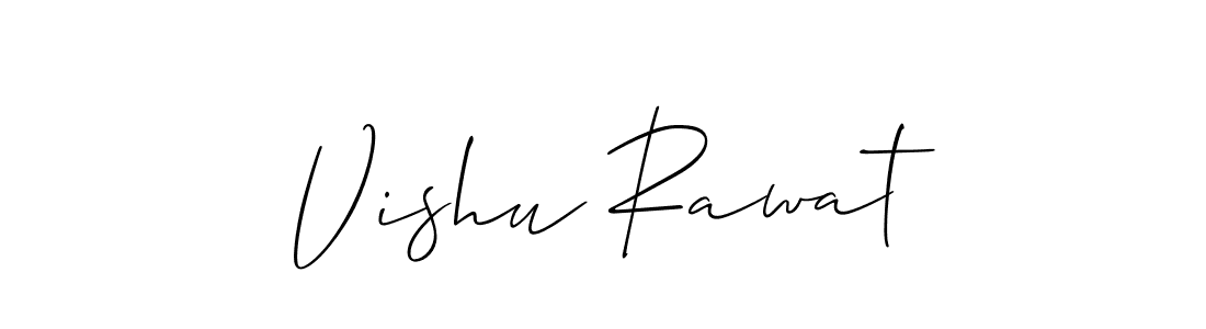 You can use this online signature creator to create a handwritten signature for the name Vishu Rawat. This is the best online autograph maker. Vishu Rawat signature style 2 images and pictures png