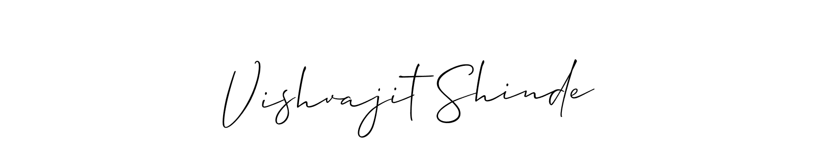 Similarly Allison_Script is the best handwritten signature design. Signature creator online .You can use it as an online autograph creator for name Vishvajit Shinde. Vishvajit Shinde signature style 2 images and pictures png