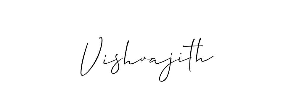 if you are searching for the best signature style for your name Vishvajith. so please give up your signature search. here we have designed multiple signature styles  using Allison_Script. Vishvajith signature style 2 images and pictures png