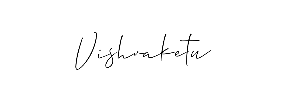 Also You can easily find your signature by using the search form. We will create Vishvaketu name handwritten signature images for you free of cost using Allison_Script sign style. Vishvaketu signature style 2 images and pictures png