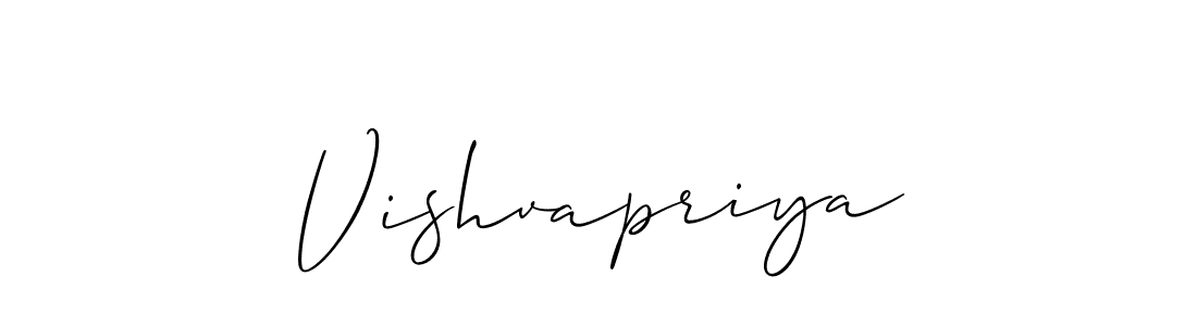 Once you've used our free online signature maker to create your best signature Allison_Script style, it's time to enjoy all of the benefits that Vishvapriya name signing documents. Vishvapriya signature style 2 images and pictures png