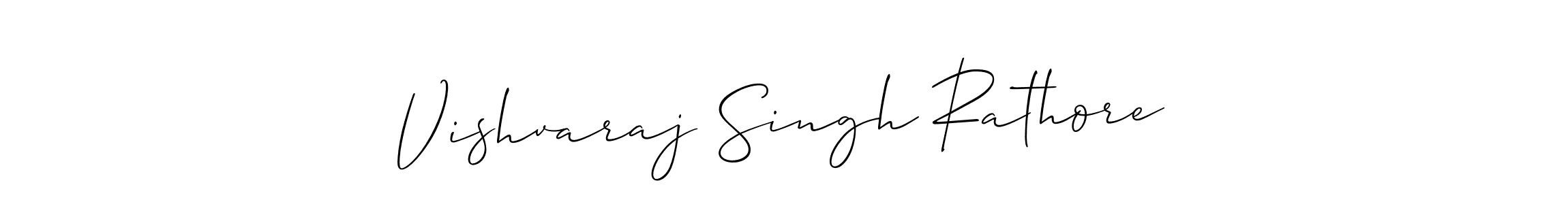 It looks lik you need a new signature style for name Vishvaraj Singh Rathore. Design unique handwritten (Allison_Script) signature with our free signature maker in just a few clicks. Vishvaraj Singh Rathore signature style 2 images and pictures png