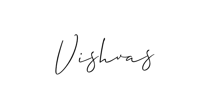 if you are searching for the best signature style for your name Vishvas. so please give up your signature search. here we have designed multiple signature styles  using Allison_Script. Vishvas signature style 2 images and pictures png